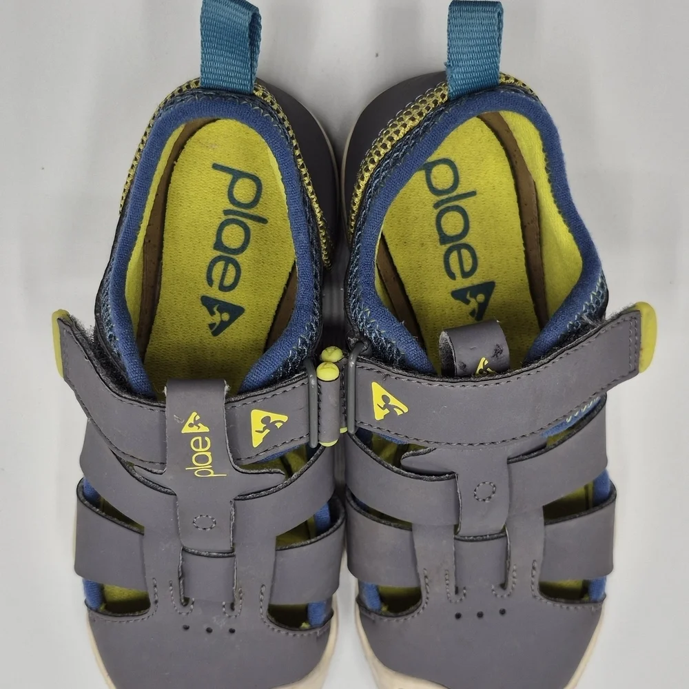 Kids' Gray and Blue Closed-Toe Sandals